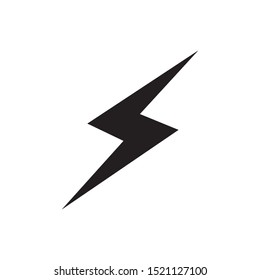 lightning icon vector symbol template