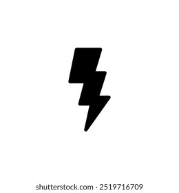 Lightning icon vector. Thunder icon. Lightning bolt. Energy.