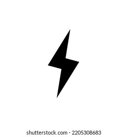Lightning icon vector for web and mobile app. electric sign and symbol. power icon. energy sign
