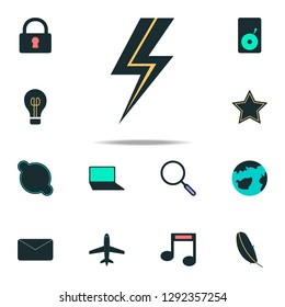 lightning icon. web icons universal set for web and mobile