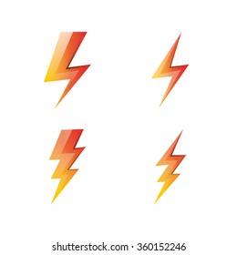 Lightning Icons Set