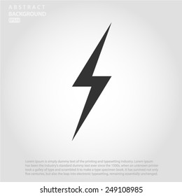 Lightning  icons  Vector EPS 10 illustration.