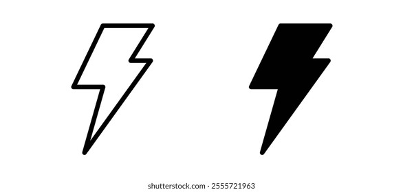 Lightning icons for web ui designs