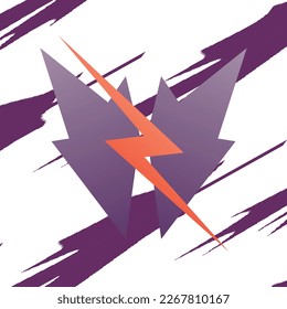 lightning image logo for images on t-shirts