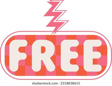 Lightning Labels Cute Simple Special Sale Icon Style