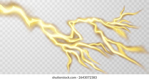 efeito de luz relâmpago plano de fundo realista flash com iluminação elétrica explosão vetor ilustração