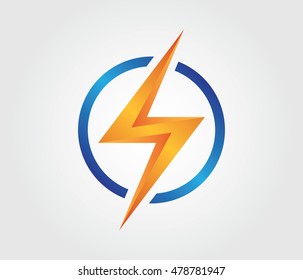 Lightning Logo Business Project Identity Stock Vector (royalty Free 