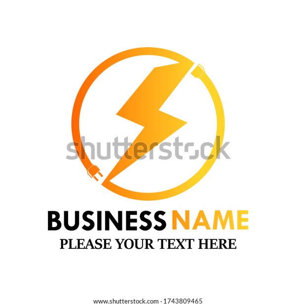 Lightning Logo Design Template Illustration Stock Vector (Royalty Free ...