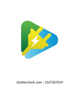 Lightning Logo electricity Template Design 