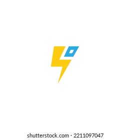 Plantilla de ilustración de diseño de iconos de logotipo Lightning