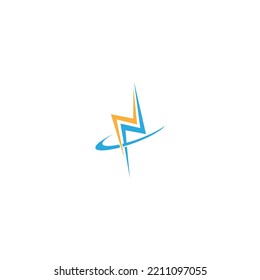 Plantilla de ilustración de diseño de iconos de logotipo Lightning