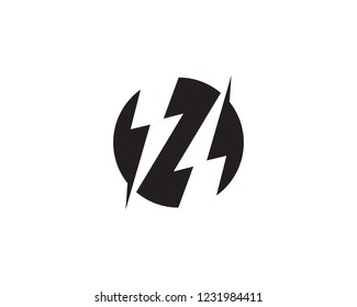 lightning logo icon and symbols