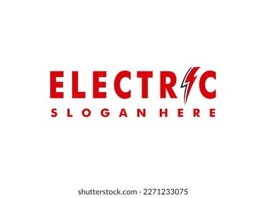 Lightning logo icons. The letter i is changed to a symbol of lightning