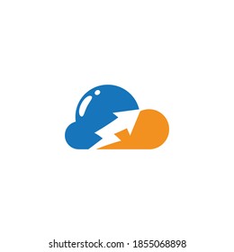 Lightning logo images illustration design