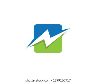 Lightning Logo Template