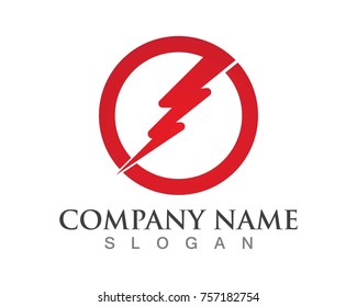 Lightning Logo Template