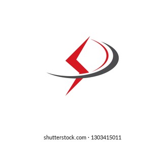 Lightning Logo Template vector