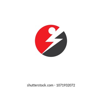 Lightning Logo Template vector icon illustration design