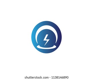 Lightning Logo Template vector icon illustration design