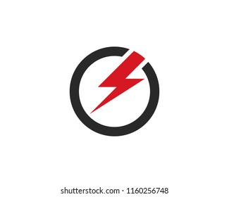 Lightning Logo Template vector icon illustration design