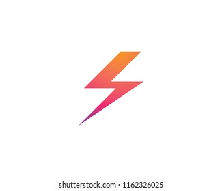 Lightning Logo Template vector icon illustration design