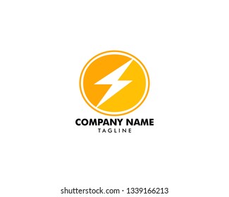 Lightning Logo Template vector icon illustration design