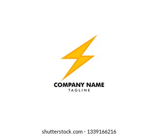 Lightning Logo Template vector icon illustration design