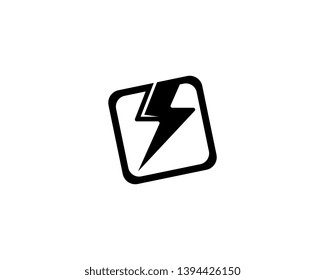 Lightning Logo Template vector icon illustration