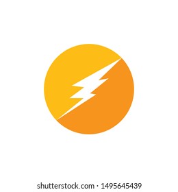 Lightning Logo Template vector icon illustration design