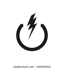 Lightning Logo Template vector icon illustration design