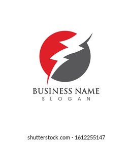 Lightning Logo Template vector icon illustration design