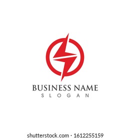 Lightning Logo Template vector icon illustration design