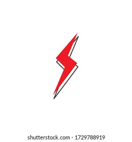 Lightning Logo Template vector icon illustration design