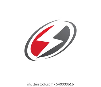 Lightning Logo Template vector icon
