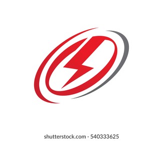 Lightning Logo Template vector icon