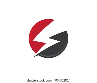 Lightning Logo Template vector icon illustration design