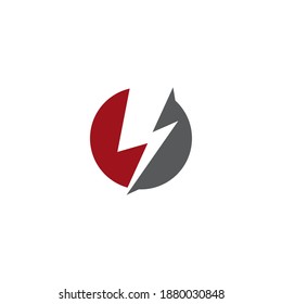 Lightning  Logo Template vector symbol nature