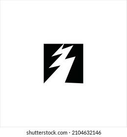 lightning logo vector scales template