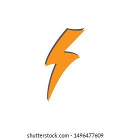 lightning logo vector template illustration