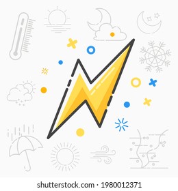 Blitz MBE Stil, Vektorgrafik.