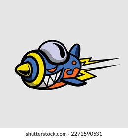 Lightning Plane Logo For all kinds of products