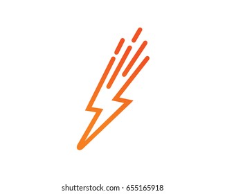 Lightning Power Logo Template Design Vector, Emblem, Design Concept, Creative Symbol, Icon