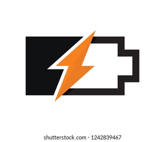 Lightning Recharge Battery Logo Design