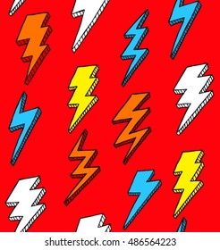 lightning seamless pattern