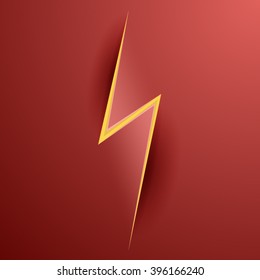 Lightning Slashe backgroud in Lucio Fontana style