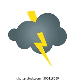 Lightning storm cloud object