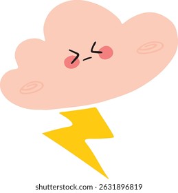 Lightning in the Storm Clouds