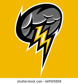Lightning Strike Mascot Logo