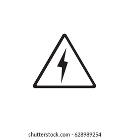 lightning strike or thunder bolt icon