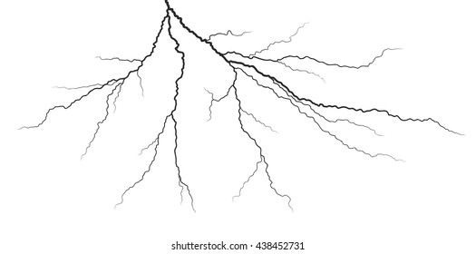 Lightning stroke. 